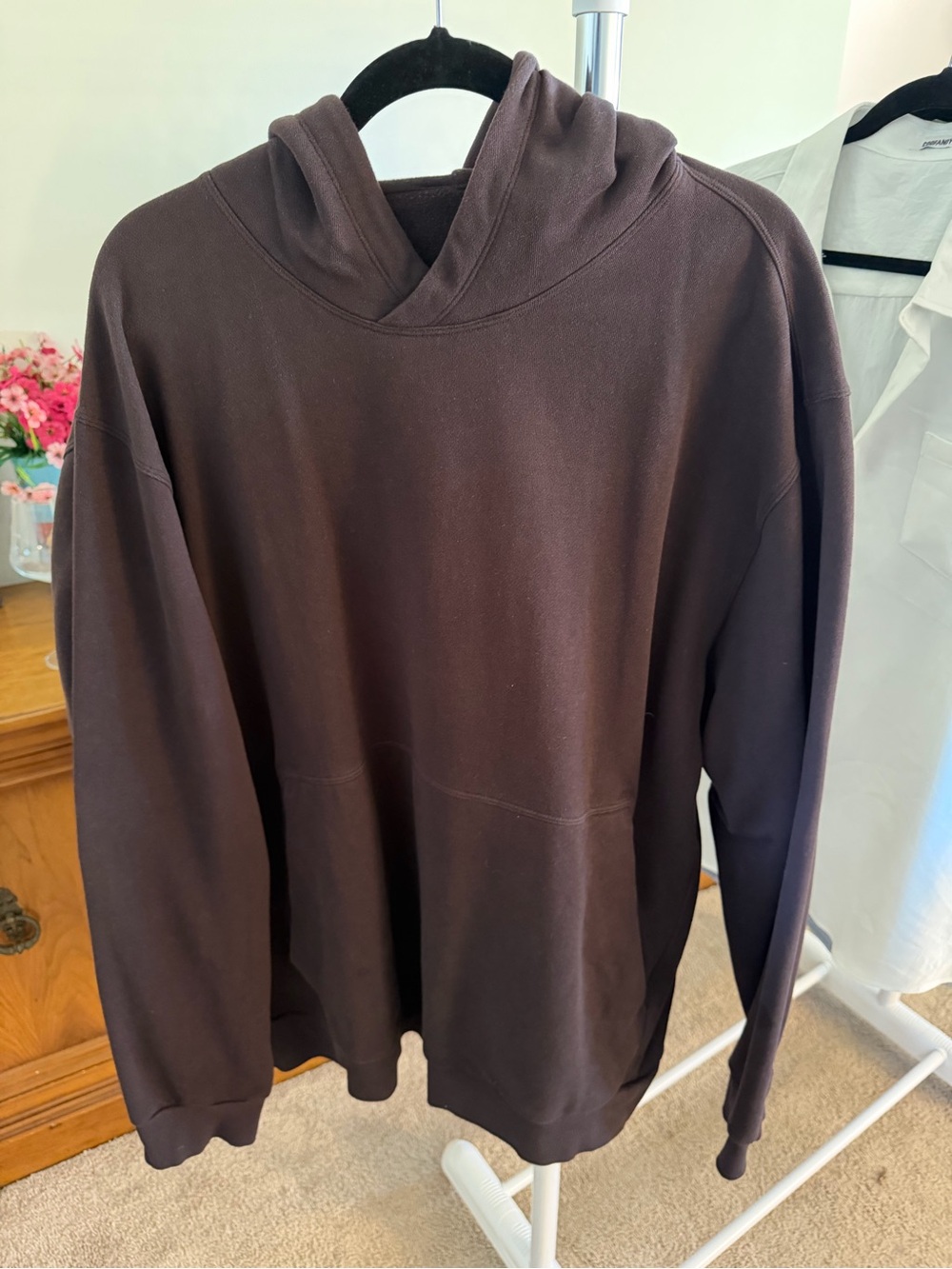 Lululemon Hoodie Mens XXL Dark Brown Pullover Sweatshirt